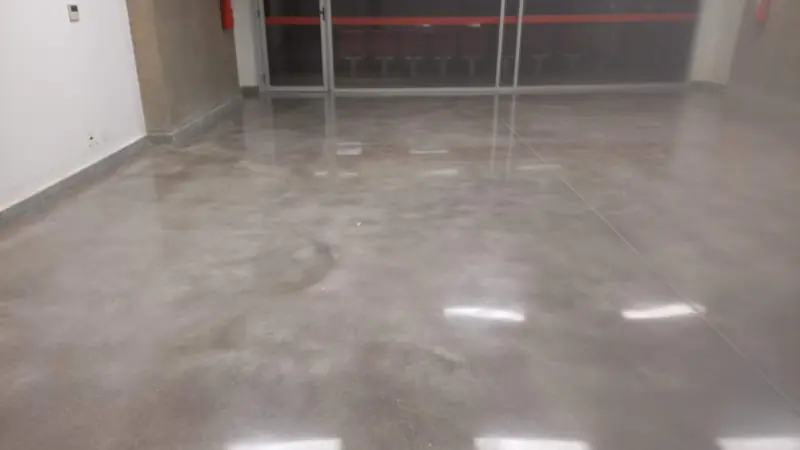 Piso de concreto polido